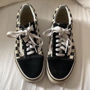 checkered vans